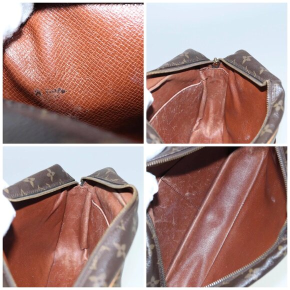 LOUIS VUITTON Monogram Compiegne 28 Clutch Bag M51845 LV  LOUIS VUITTON Monogram Compiegne 28 Clutch Bag M51845 LV Auth 84708